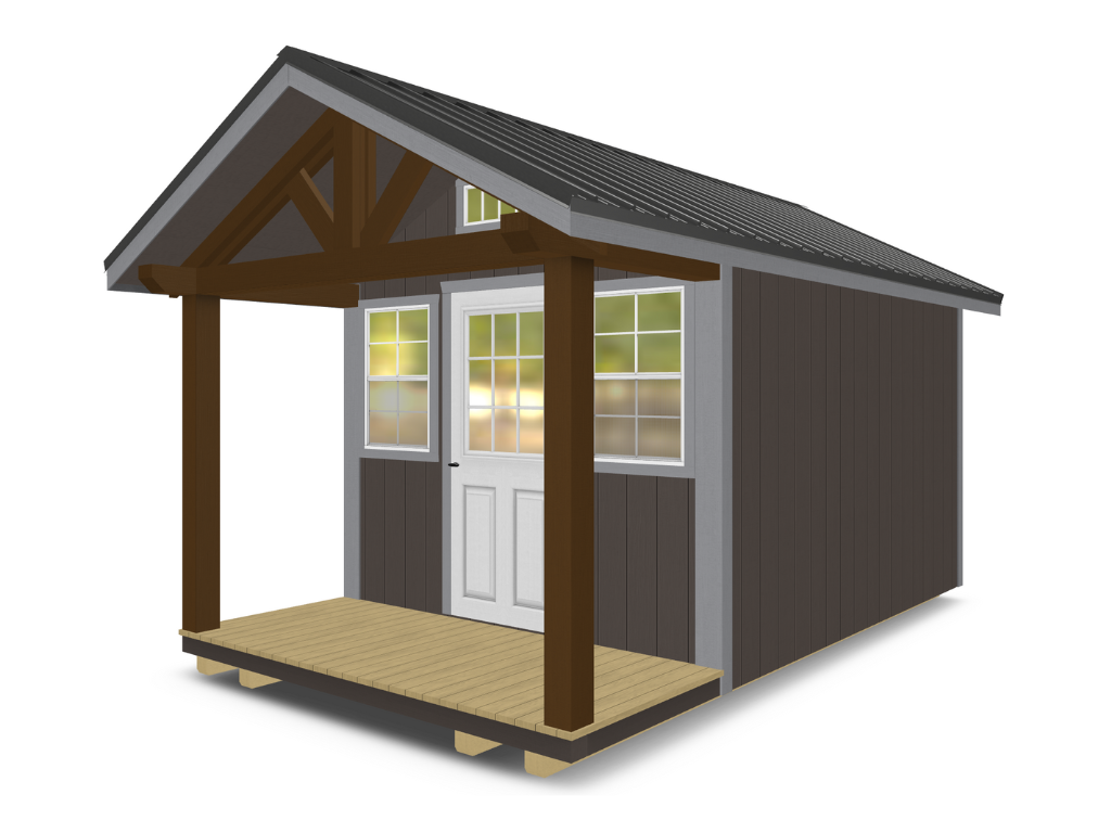 Carriage House With Timber Frame Porch